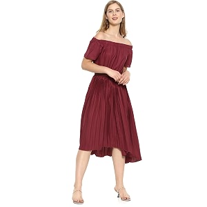 PINACOLADA Women Stylish Solid with Belt Casual
