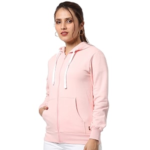 PINACOLADA Women Stylish Zipper Sweatshirt Regular Fit