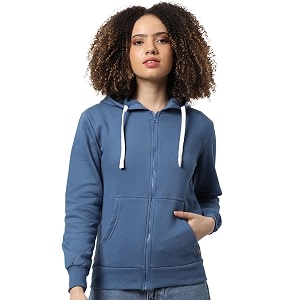 PINACOLADA Women Stylish Zipper Sweatshirt Regular Fit