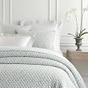 Pine Cone Hill Lodi Sky Solid Cotton Matelasse Coverlet, Queen