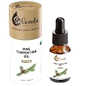 Pine Turpentine Oil by Salenda, Turpentine Oil for Diffuser, Skin &amp; Hair Care, Trementina de Pino, Aromatherapy, 100% Pure &amp; Natural, 1.69 fl oz (50 ml)