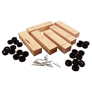 pinecar p4051 basic block wwheels amp axles bulk 6