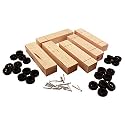 Pinecar P4051 Basic Block w/Wheels & Axles Bulk (6)