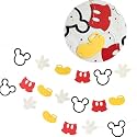 Pinfliers Mickey Mouse Theme Paper Bunting, 16 pieces, Red, White, Black and Yellow, 74 inches in length