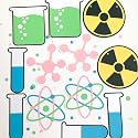 Mad Scientist, Science Theme Birthday Decorations Kit for Girls/4th,5th,6th,10th Bday Décor/Paper Bunting Flags for Decoration,Banner,Streamers,Pennants/Backdrop,Wall/Multicolor/12 pcs/55 in