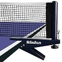Ping Pong Net with Clamp, Professional Table Tennis Net and Post Set, Adjustable Training Practice Mesh, Portable Grip Holder Clip Equipment, Accessories for Indoor Outdoor (Navy)