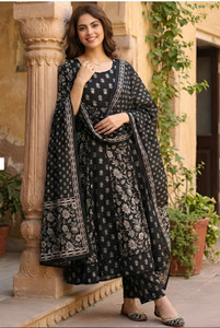 Pingaksh Women Kurti Pant Dupatta Set