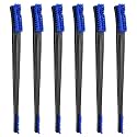 PINGMIC Gun Cleaning Brushes, Double-Ended Gun Brushes, 6 Blue Nylon