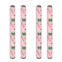Pink Candy Cane Fridge Door Handle Covers-4pcs Christmas Decor