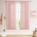 Pink Curtains 63 Inches Long 2 Panel
