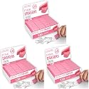 Pink Erasers, 120 Count Rectangular Eraser Bulk Pack, Latex Free Pink Pearl Erasers for School Supplies, Art and Office (Pack of 3)
