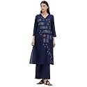 Pink Fort Casual Cotton Geometric Print Kurta