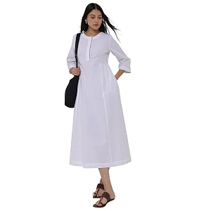 Pink Fort Women Casual Work Dress