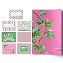 Pink and Green Journal and 15 notecards |Sorority Inspired | Thank you, Birthday and Sisterhood greeting cards