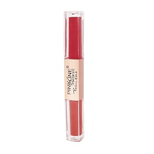 pink line 2 in 1 dual head intense matte velvet lip glossnon-cracking anti-transfer long-lasting waterproof liquid lipsticklip gloss set pack of 1