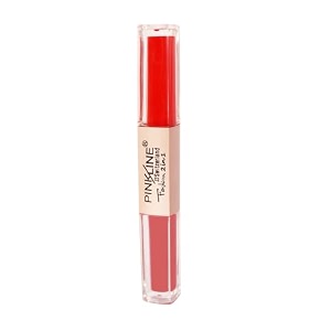 pink line 2 in 1 dual head intense matte velvet lip glossnon-cracking long-lasting waterproof liquid lipsticklip gloss set pack of 1