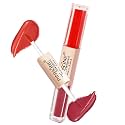 PINK LINE 2 In 1 Dual Head Intense Matte Velvet Lip Gloss Non-cracking Long-Lasting Waterproof Liquid Lipstick Makeup Face Eye Glow Shimmer Shinning Lip Gloss Set (Pack of 1)