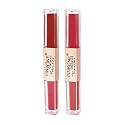 PINK LINE 2 In 1 Dual Head Intense Matte Velvet Lip Gloss/Non-cracking Long-Lasting Waterproof Liquid Lipstick/Lip Gloss Set (Pack of 2)