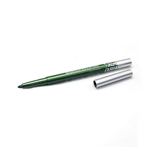 pink line smudge proof and waterproof matte eye liner and lip linersmudge free metallic pigmented colour pencil - green