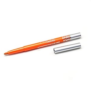 pink line smudgeproof waterproof and long lasting 2 in 1 eye liner amp lip liner orange