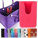 Pink Phone Holder for Bogg Bag and Simple Modern Bag - Made of Silicone and Fits All Phone Sizes