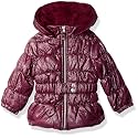 Pink Platinum Baby Girls Spray Foil Puffer