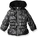Pink Platinum Baby Girls Spray Foil Puffer