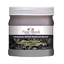 Pink Root Charcoal Detox Massage Cream Effectively Firms Delicate Skin with Dual Power of anti-aging Retional &amp; Charcoal 500gm