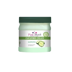 pink root cucumber cream cool rejuvenating moisturising cream cucumber extract and vitamin e 500gm