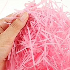 4 color shredded paper 400g random color 100gram each pack  shredded paper filler dry grass amp raffia crinkle strip for gift box packaging hamper amp basket filling assorted400g