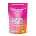 Pink Stork Morning Sickness Sweets, Organic Mango Ginger Candy, 30 Count