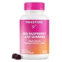 Pink Stork Red Raspberry Leaf Gummies for Labor Prep, 60 Count