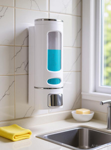 Pink Tokri ABS Wall Mount Multipurpose Liquid