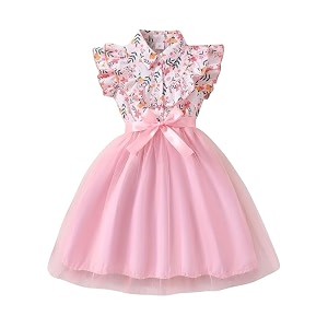 Pink White Apparels Summer Dress for Baby