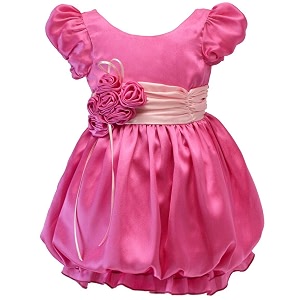 PINK WINGS Baby Girls Frock