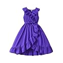 PINK WINGS Girls Knee Length Cotton Dress