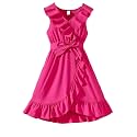 PINK WINGS Girls Knee Length Cotton Dress