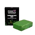 Pink Woolf Natural Handmade Bath Soap with Cedarwood, Tea Tree &amp; Neem, 110g (Pack of 1) | Antibacterial &amp; Antifungal Soap for Women &amp; Men | Deep Cleansing, Skin Purifying, Paraben &amp; Sulphate Free | Suitable fo