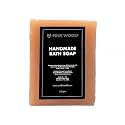 Pink Woolf Handmade Natural Bath Soap | Orange, Patchouli & Aloe Vera Soap Bar | Cleanses, Refreshes & Moisturizes Skin | Sulphate & Paraben Free | For Men & Women – 110g Each, Pack of 3