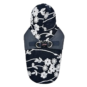 pinkaholic new york celandine winter shirt warm cozy fashionable for small dogs navy large