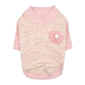 pinkaholic new york kalina winter shirt warm cozy fashionable for small dogs indian pink large