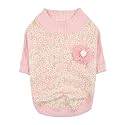 Pinkaholic New York Kalina Winter Shirt Warm Cozy Fashionable for Small Dogs, Indian Pink, Small