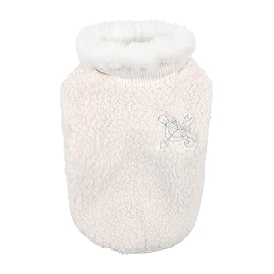 pinkaholic new york madelyn winter shirt warm cozy fashionable for small dogs ivory large