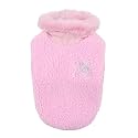 Pinkaholic New York Madelyn Winter Shirt Warm Cozy Fashionable for Small Dogs, Pink, Large