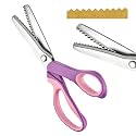 Pinking Shears for Fabric, 9.1" Stainless Steel Zig Zag Serrated Scissors
