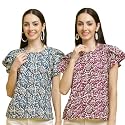Pinkmint Combo Top39s for Women Stylish Ruffle