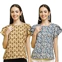 Pinkmint Combo Top39s for Women Stylish Ruffle