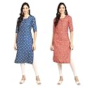 Pinkmint Designer Woman39s Crepe Multicolored Straight Kurta