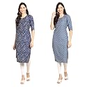 Pinkmint Designer Woman39s Crepe Multicolored Straight Kurta