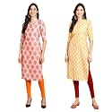 Pinkmint Designer Woman39s Crepe Multicolored Straight Kurta